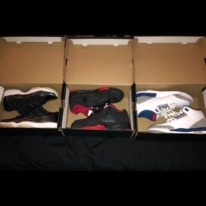 True blue 3s, Alternate 5s and Baron 11s